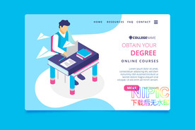 背景图模版图片网页3d格式