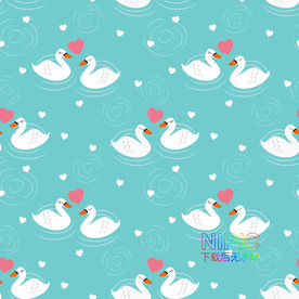 背景图组成爱心情人节矢量图