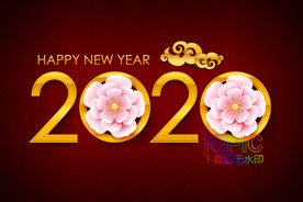 红色孟菲斯老鼠矢量吉祥图片