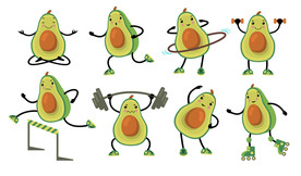 牛油果 水果 蔬菜