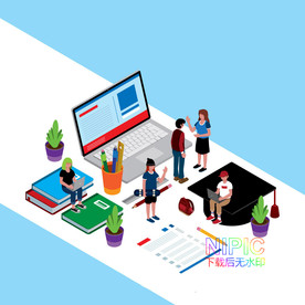 背景图isometric插图