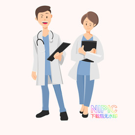 医院文件素材矢量格式护士图形