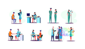 图片矢量图背景矢量素材医生