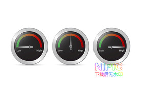 公里数表模版矢量图文件转速表