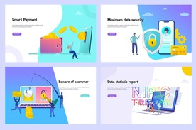 图片支付应用服务格式矢量图