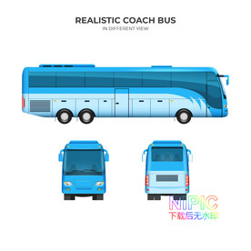 出租车模板货车bus校车巴士