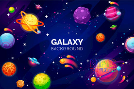 商务太阳系金星图形银河系图片