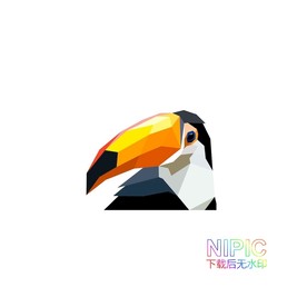 lowpoly大嘴鸟