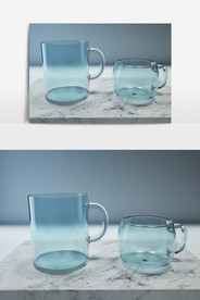 C4D 模型透明玻璃杯