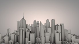 C4D 模型 城市模型