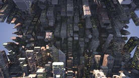 C4D 模型盗梦城市楼房空间