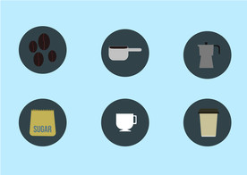 咖啡元素图标图片