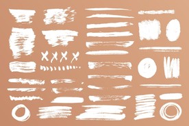 笔刷 展板背景模板