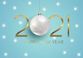 2021 新年展板背景