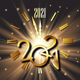 2021 新年展板背景