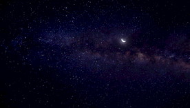 月亮 明星 天文学 美丽 星座