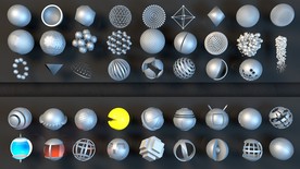 C4D 模型 不锈钢工件零件