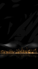 黑色 金色 城市