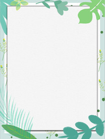 蓝色清新花边边框电商淘宝背景