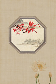 中国风 水墨 喜庆背景