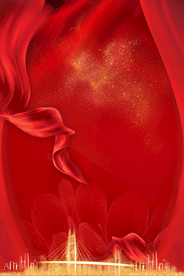 中国风 水墨 喜庆背景图片