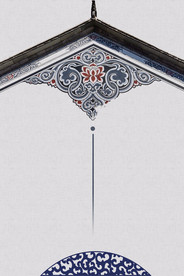 中国风 水墨 喜庆背景图片