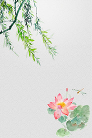 中国风 水墨 喜庆背景图片