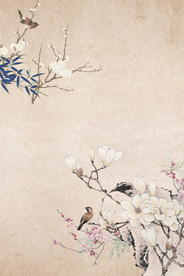 中国风 水墨 喜庆背景图片