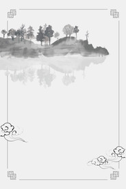 中国风 水墨 喜庆背景图片