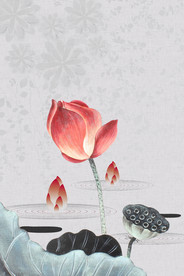 中国风 水墨 喜庆背景图片