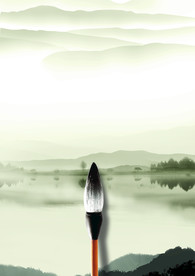 中国风 水墨 喜庆背景图片