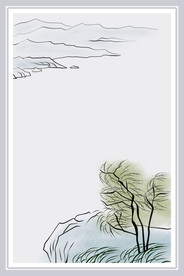 中国风 水墨 喜庆背景图片