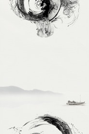 中国风 水墨 喜庆背景图片