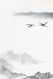 中国风 水墨 喜庆背景图片