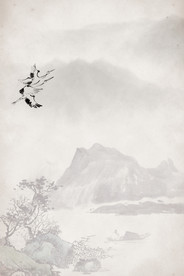 中国风 水墨 喜庆背景图片