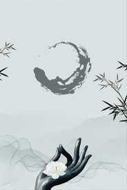 中国风 水墨 喜庆背景图片