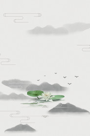 中国风 水墨 喜庆背景图片