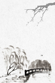 中国风 水墨 喜庆背景图片