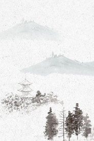 中国风 水墨 喜庆背景图片