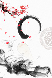 中国风 水墨 喜庆背景