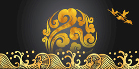 中国风 水墨 喜庆背景