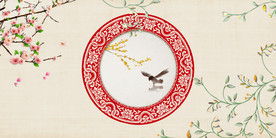 中国风 水墨 喜庆背景