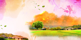 中国风 水墨 喜庆背景