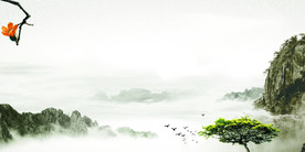 中国风 水墨 喜庆背景