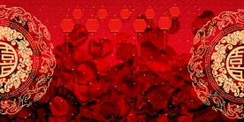 中国风 水墨 喜庆背景