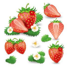 草莓 水果 蔬菜