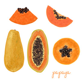 木瓜 水果 蔬菜