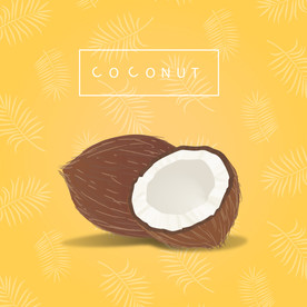 椰子 水果 蔬菜