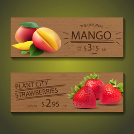 芒果 草莓 水果