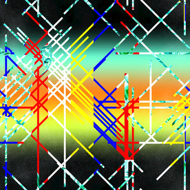 渐变条纹印花 匹印